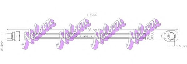 Тормозной шланг Brovex-Nelson H4206