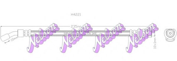 Тормозной шланг Brovex-Nelson H4221