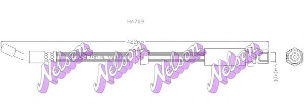 Тормозной шланг Brovex-Nelson H4709