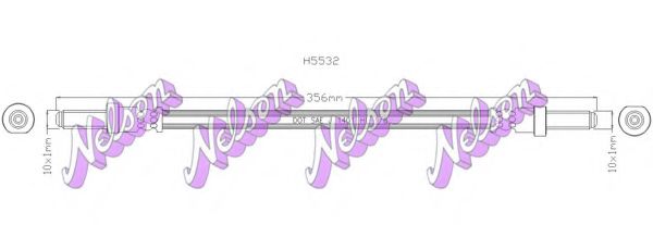 Тормозной шланг Brovex-Nelson H5532