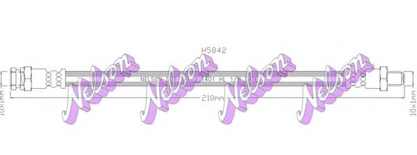 Тормозной шланг Brovex-Nelson H5842