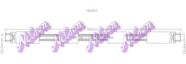 Тормозной шланг Brovex-Nelson H6004