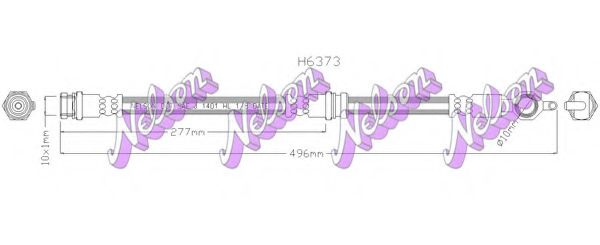 Тормозной шланг Brovex-Nelson H6373