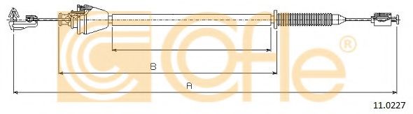 Тросик газа COFLE 11.0227