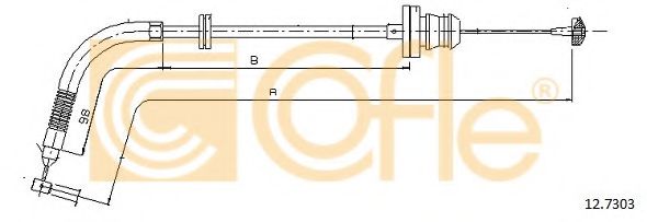 Тросик газа COFLE 12.7303