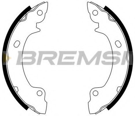 Комплект тормозных колодок BREMSI GF0731