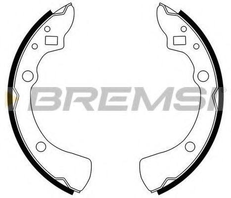 Комплект тормозных колодок BREMSI GF0772