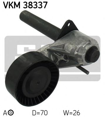 Натяжной ролик, поликлиновой  ремень SKF VKM 38337