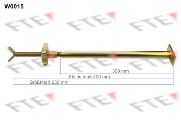Зажимный инструмент для педали ATE 760033