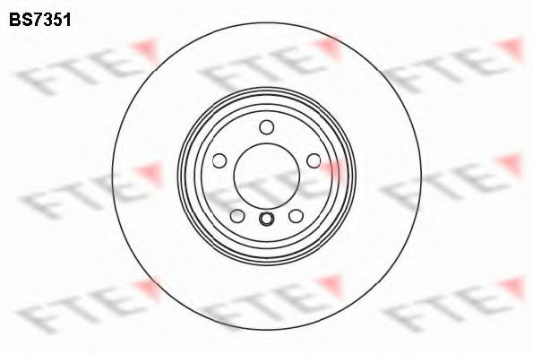 Тормозной диск FTE BS7351