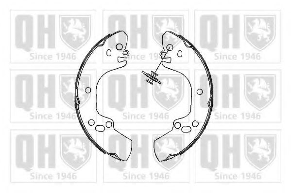 Комплект тормозных колодок QUINTON HAZELL BS1031