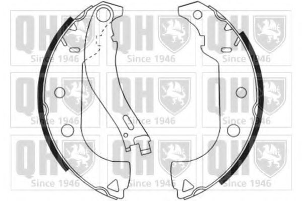 Комплект тормозных колодок QUINTON HAZELL BS1167