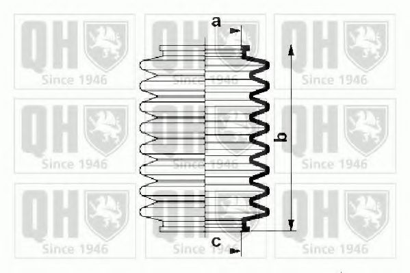 Комплект пылника, рулевое управление QUINTON HAZELL QG1413