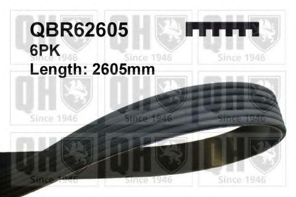 Поликлиновой ремень QUINTON HAZELL QBR62605