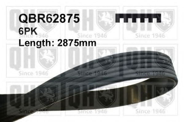 Поликлиновой ремень QUINTON HAZELL QBR62875