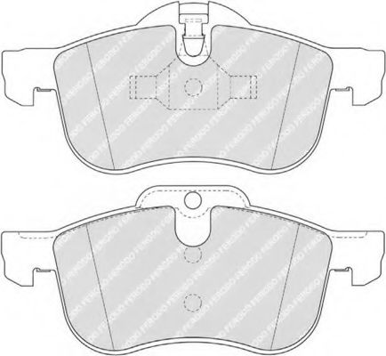 Комплект тормозных колодок, дисковый тормоз FERODO 23114
