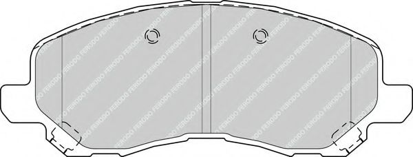 Комплект тормозных колодок, дисковый тормоз FERODO 24584