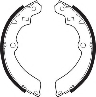 Комплект тормозных колодок FERODO FSB316