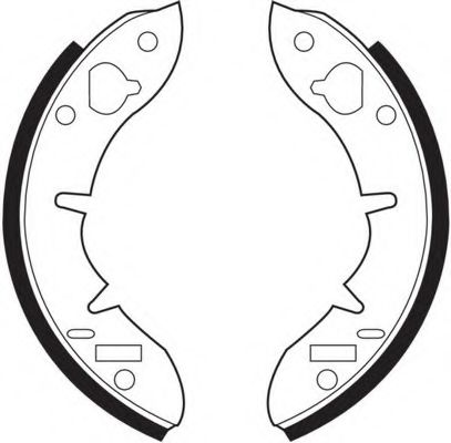 Комплект тормозных колодок FERODO FSB373