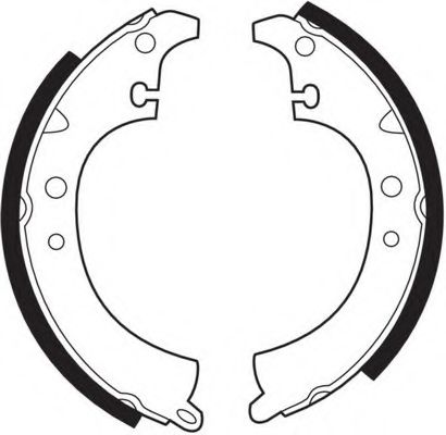 Комплект тормозных колодок FERODO FSB40