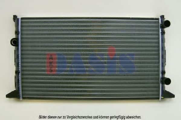 Радиатор, охлаждение двигателя AKS DASIS VWA2160
