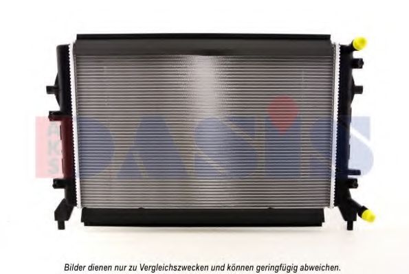 Радиатор, охлаждение двигателя AKS DASIS 1300061