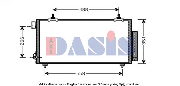 Конденсатор, кондиционер AKS DASIS 212046N