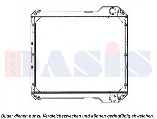 Радиатор, охлаждение двигателя AKS DASIS 450084N