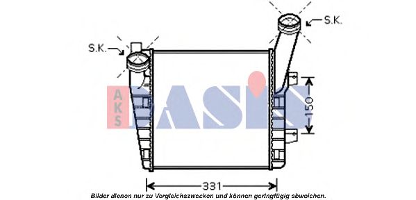 Интеркулер AKS DASIS 487018N