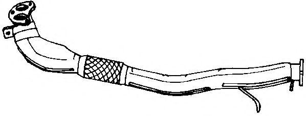 Труба выхлопного газа AKS DASIS SG24103