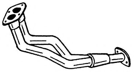 Труба выхлопного газа AKS DASIS SG40166