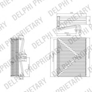 Испаритель, кондиционер DELPHI TSP0525178