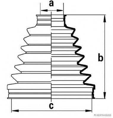 Комплект пылника, приводной вал MAGNETI MARELLI 600000064140
