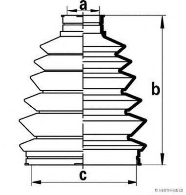 Комплект пылника, приводной вал MAGNETI MARELLI 600000064510