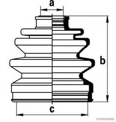 Комплект пылника, приводной вал MAGNETI MARELLI 600000064850