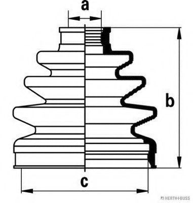 Комплект пылника, приводной вал MAGNETI MARELLI 600000065440