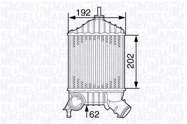 Интеркулер MAGNETI MARELLI 351319202760