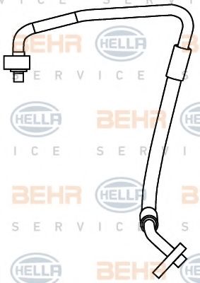 Трубопровод высокого давления, кондиционер BEHR HELLA SERVICE 9GS 351 337-421