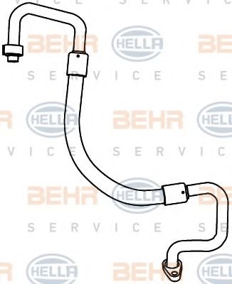 Трубопровод высокого / низкого давления, кондиционер BEHR HELLA SERVICE 9GS 351 338-121