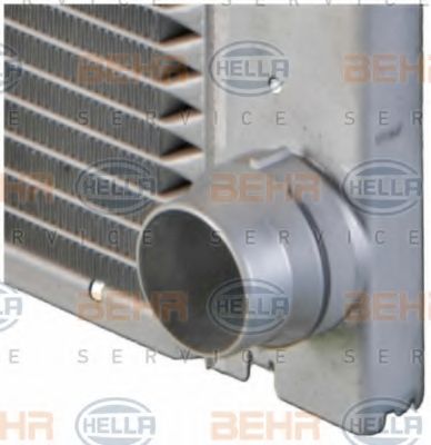 Радиатор, охлаждение двигателя BEHR HELLA SERVICE 8MK376729511