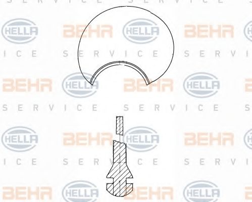 Вентилятор, внутренняя вентиляция BEHR SERVICE 4100002