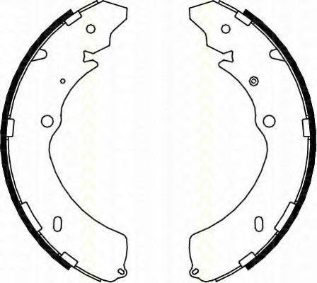 Комплект тормозных колодок TRISCAN 8100 10032