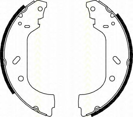 Комплект тормозных колодок TRISCAN 8100 10588