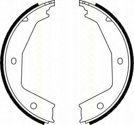 Комплект тормозных колодок, стояночная тормозная система TRISCAN 8100 10629