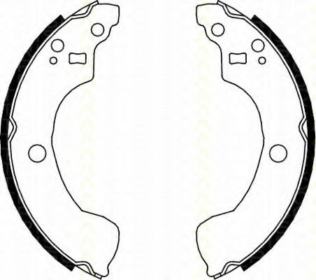 Комплект тормозных колодок TRISCAN 8100 14004