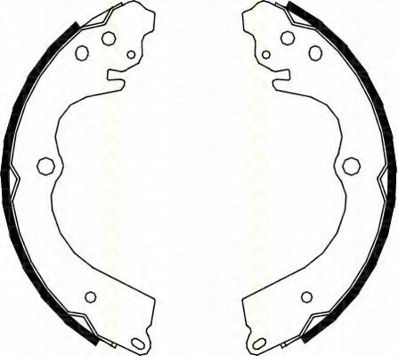 Комплект тормозных колодок, стояночная тормозная система TRISCAN 8100 68005