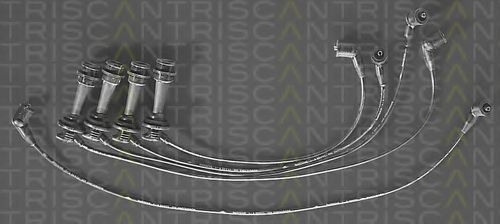 Комплект проводов зажигания TRISCAN ZEF927