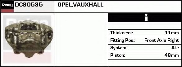 Тормозной суппорт DELCO REMY DC80535