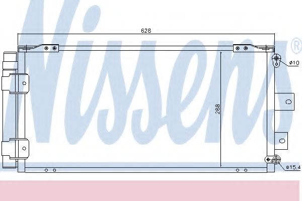 Конденсатор, кондиционер NISSENS 940421