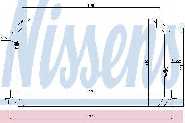 Конденсатор, кондиционер NISSENS 94056